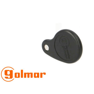 Badge de proximité noir golmar interphonie