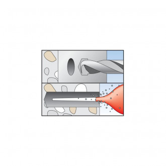 Cheville à frapper EA II FISCHER M6x30 - Boite de 100 - 48264