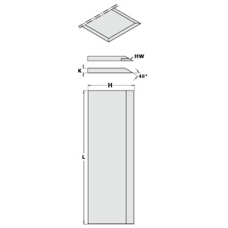 JEU DE 2 COUTEAUX POUR RABOTEUSES PORTABLES SP  430X30X3 792.431.30