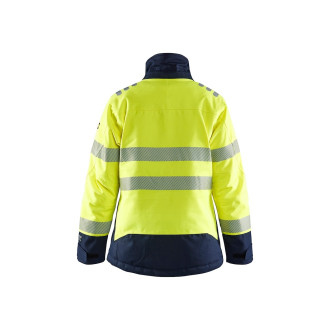 Veste hiver multinormes retardant flamme Jaune-Fluo/Marine Femme 49171534 - Taille au choix