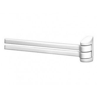 Porte serviette double blanc polypropylàne Porte serviette double blanc polypropylàne