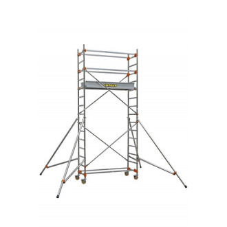 Echafaudage roulant aluminium base standard 4.8 m, cent504705