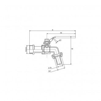 Robinet de puisage inox cadenassable