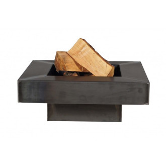 Brasero en acier plateau design 80 cm
