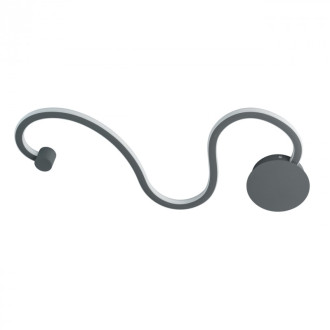 Plafonnier gris techno   4 cm