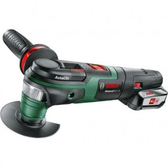 Outil multifonction sans fil bosch advancedmulti technologie syneon 1 batterie 2,5 ah 18 v vert