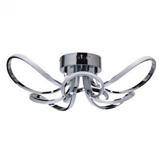 Plafonnier chromé techno   20 cm