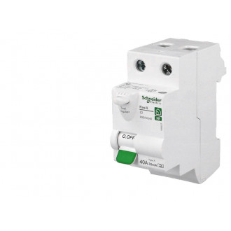 Interrupteur différentiel 2p 40a 30ma type ac schneider resi9 xe