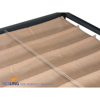 Pergola autoportante bois douglas toile sable 3 x 2 m