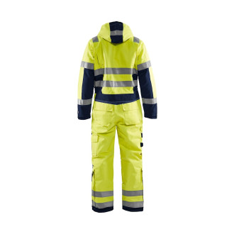 Combinaison hiver manches longues multinormes Jaune-Fluo/Marine 63681530 - Taille au choix