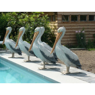 Pélican debout en résine 84 cm
