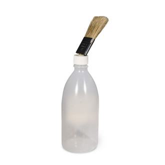 Bouteille plastique 500 ml - avec pinceau courbé