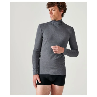 Sous-pull DAMART - Gris chiné - T.L - 68892