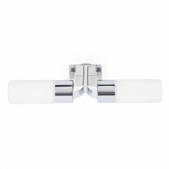 Applique salle de bains chrome laos 2 ampoules