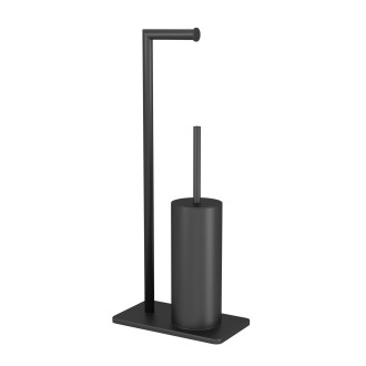 Brosse wc noir mat avec socle - brushy wc Aurlane - 701073