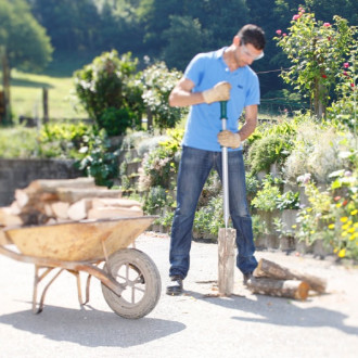 Fendeur de bûches 6,1kg tube en acier