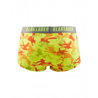 Boxers femme Jaune-Fluo/Gris-Clair - Pack x2 - 72051079 - Taille au choix