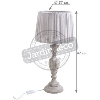 Lampe à poser en bois