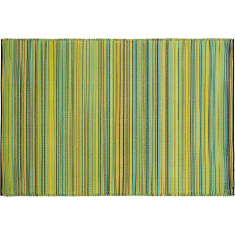Tapis intérieur extérieur cancun citron et pomme verte 90 x 150 cm
