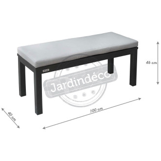 Banc en aluminium ocean