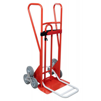 Diable à poignées fermées avec bavette & roues 250 kg - Type de roues au choix