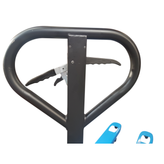 Transpalette manuel à frein roues caoutchouc et boggies PU 2500 kg - 855006708