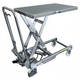 Table élévatrice manuelle inox 304 Bishamon® 150 kg - 855007645
