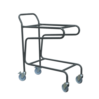 Chariot porte-bacs 2 niveaux, 100 kg