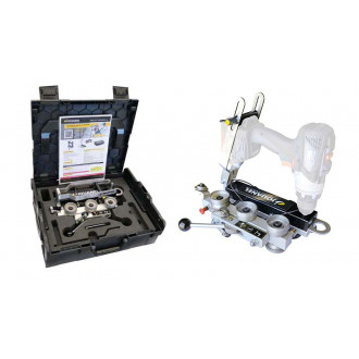 Sertisseuse légère SRLT12 pour plis 1 et 2 en joint debout, support visseuse et valise 