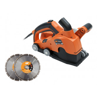 Rainureuse diamant 140mm 1600W D60 SPIT livrée avec 2 disques X-TREME universal 140mm Spit 811223