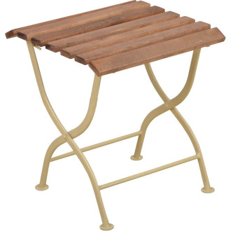 Desserte en bois et métal