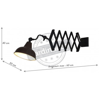 Applique extensible en fer