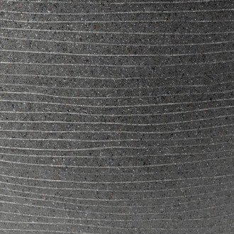 Pot à plantes conique bas arc granite 60x48 cm anthracite