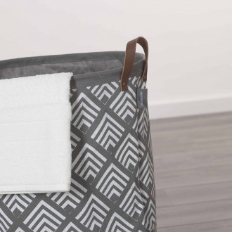 Sealskin panier à linge angoli gris 60 l 362292012
