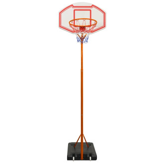 Panier de basket vidaXL Support de basket-ball Transparent 280-350 cm  Polycarbonate