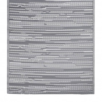 Tapis d'extérieur gris 160x230 cm pp