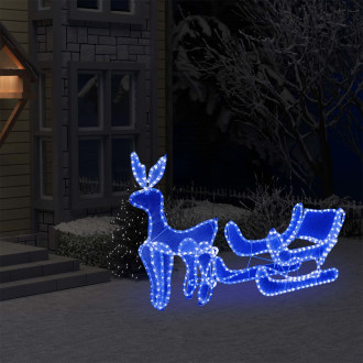 Achat Silhouette de Noel lumineuse pour Fênetre avec 35 Lampes