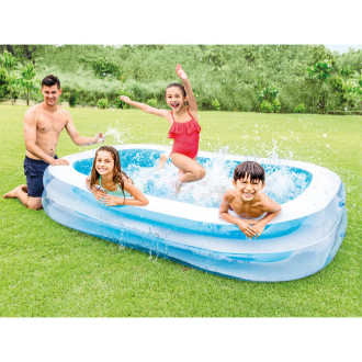 Piscine familiale swim center 262x175x56 cm