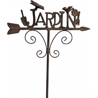 Direction jardin à planter en fonte 127 cm