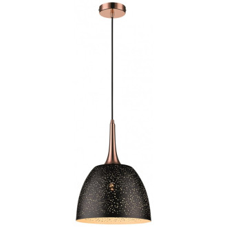 Suspension noir mat cambridge 1 lumières