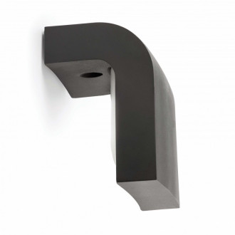 Aplique murale de jardin gris foncé klamp h20 cm 1 ampoule