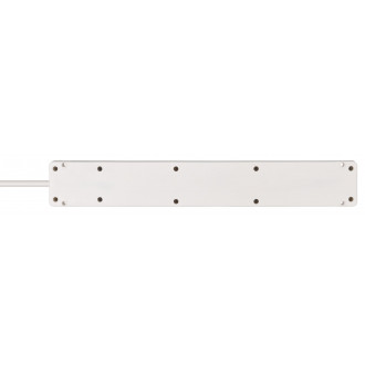 Multiprise bremounta 6 prises brennenstuhl - 3m - h05vv-f3g1.5 avec interrupteur - blanc - 1150651326