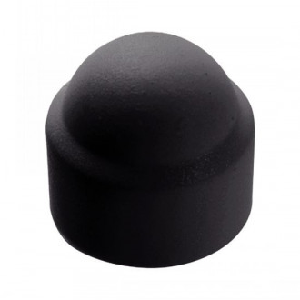 Boîte de 200 caches écrous hexagonaux noirs ø 8mm acton - 85600