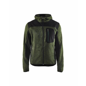 Veste tricotée BLAKLADER à capuche - 49302117