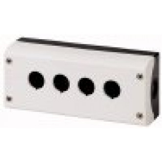 Boîtier en saille pour boutons 4 perçages IP67 gris RMQ-Titan Eaton