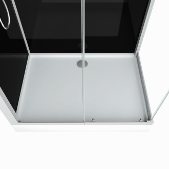 Cabine de douche shadow corner rectangle - 110x80x230cm Aurlane - CAB115N