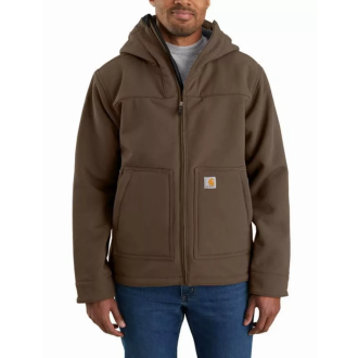 Veste à capuche CARHARTT doublée Sherpa - Hydrofuge et technologie coupe-vent - 105001