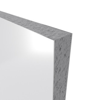 Pack panneaux muraux blanc en aluminium avec profilé d'angle et de finition noir mat - 90 x 90cm - wall'it blanc 90x90 Aurlane - FAC402