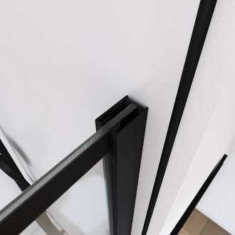 Paroi de douche + barre de fixation - bricks 80cm Aurlane - FAC675