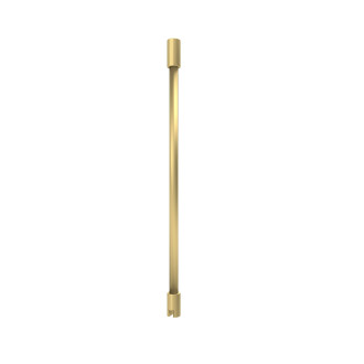 Barre de fixation plafond recoupable finition or brosse pour paroi de douche freedom 2 gold Aurlane - FAC918